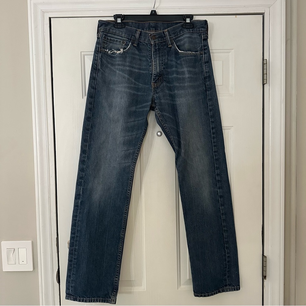 Levi's Premium Men’s 505 Regular Fit Straight Leg Jeans